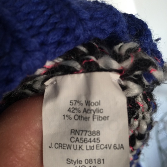 J CREW marled color block wool blend sweater - Picture 6 of 7